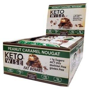 Keto Wise súkkulaði, hneta, karamella og núggat